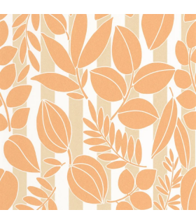 Papier peint  RAMATUELLE ABRICOT - SABLE - Collection Échappée Belle - CASADECO - Réf.ECHA89823131