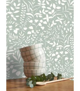 Papier peint  LA BASTIDE BLEU - Collection Échappée Belle - CASADECO - Réf.ECHA89836363