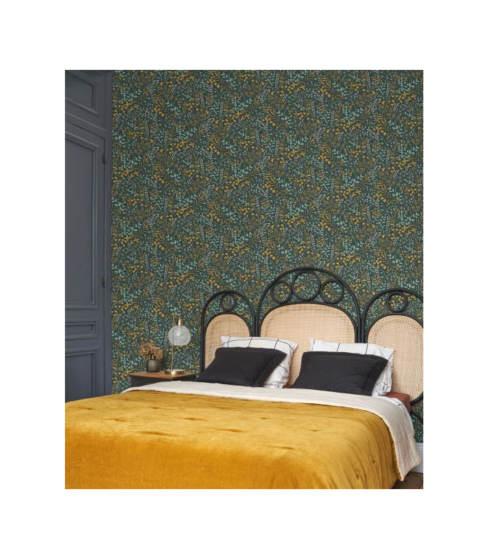 Papier peint  LA BASTIDE LAGON - OCRE - Collection Échappée Belle - CASADECO - Réf.ECHA89837227