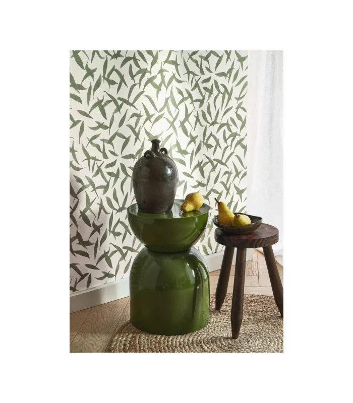 Papier peint  CLOS DES OLIVIERS VERT PIN - Collection Échappée Belle - CASADECO - Réf.ECHA89847447