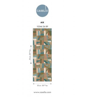 Papier Peint AIX TERRACOTA VERT - Collection AZUR - CASELIO - Réf. AZU105463689