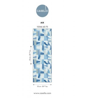 Papier Peint AIX BLEU AZUR - Collection AZUR - CASELIO - Réf. AZU105466075