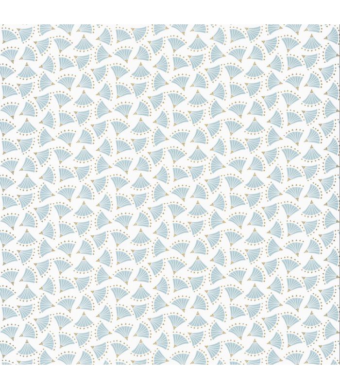 Papier Peint ORIGAMI BLEU CLAIR/GOLD - Collection COLOR BOX 3 - CASELIO - Réf. CB3100366100