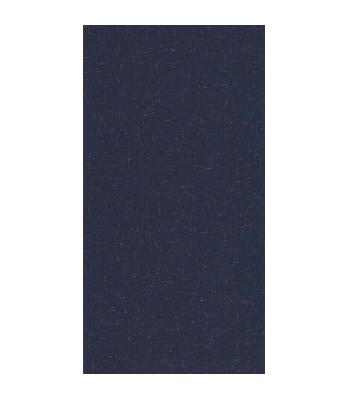 Papier Peint GAZE METAL BLEU NUIT CUIVRE - Collection COLOR BOX 3 - CASELIO - Réf. CB3103776552