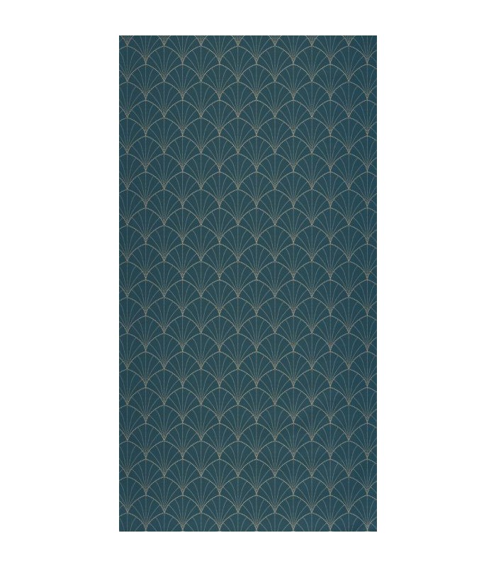 Papier Peint EDGAR BLEU CANARD OR - Collection COLOR BOX 3 - CASELIO - Réf. CB3103826217