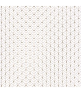 Papier Peint MISTINGUETT BLANC BEIGE IRISE - Collection COLOR BOX 3 - CASELIO - Réf. CB3100430110