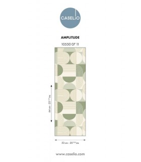 Papier Peint AMPLITUDE VERT D'EAU - Collection GRAPHIC - CASELIO - Réf. GPC105500711