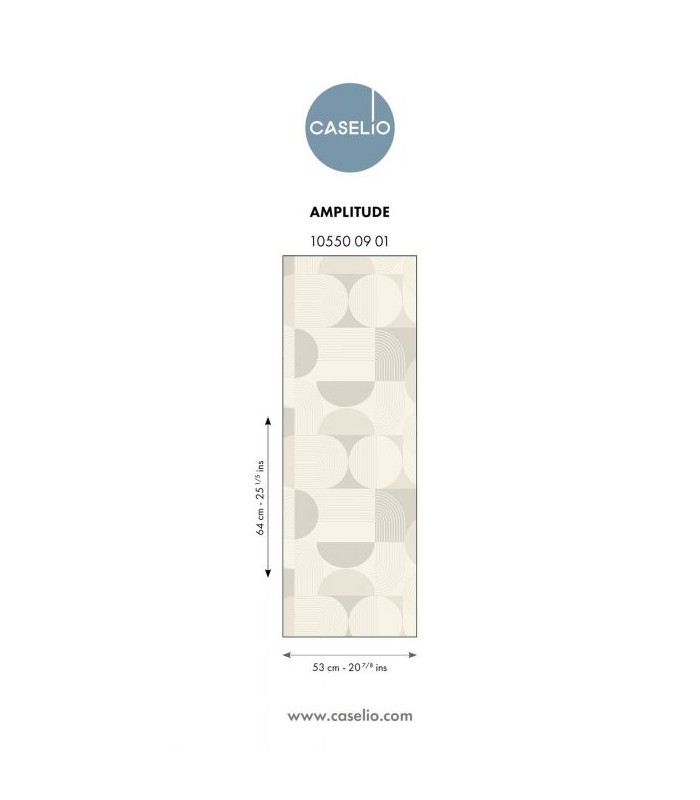 Papier Peint AMPLITUDE GRIS SOURIS - Collection GRAPHIC - CASELIO - Réf. GPC105500901