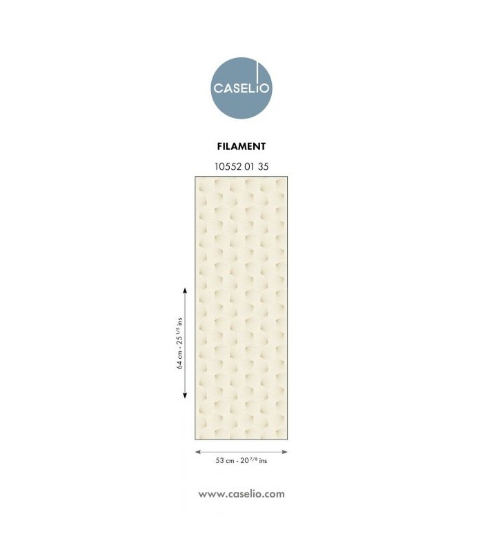 Papier Peint FILAMENT BEIGE OR - Collection GRAPHIC - CASELIO - Réf. GPC105520135