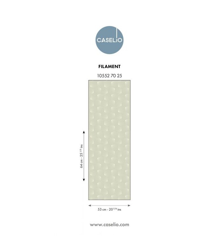 Papier Peint FILAMENT VERT D'EAU - Collection GRAPHIC - CASELIO - Réf. GPC105527025