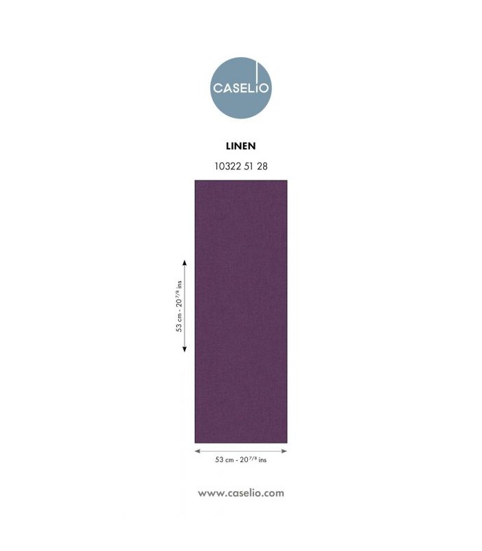 Papier Peint UNI MAT AUBERGINE - Collection GRAPHIC - CASELIO - Réf. GPC103225128