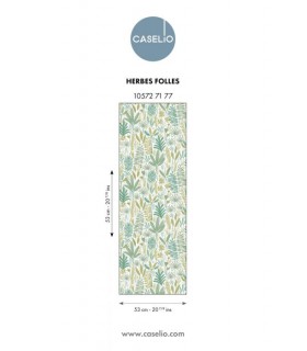 Papier Peint HERBES FOLLES VERT - Collection LES MINIS MONDES - CASELIO - Réf. MNM105727177