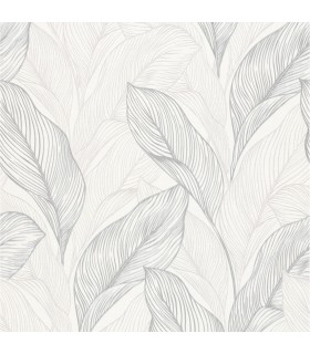 Papier Peint Vinyle Expansé sur Intissé Motif Calla Gris – Erismann - réf. 10282-31