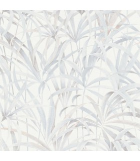 Papier peint vinyle grainé sur intissé palmier beige Erismann 10213-14