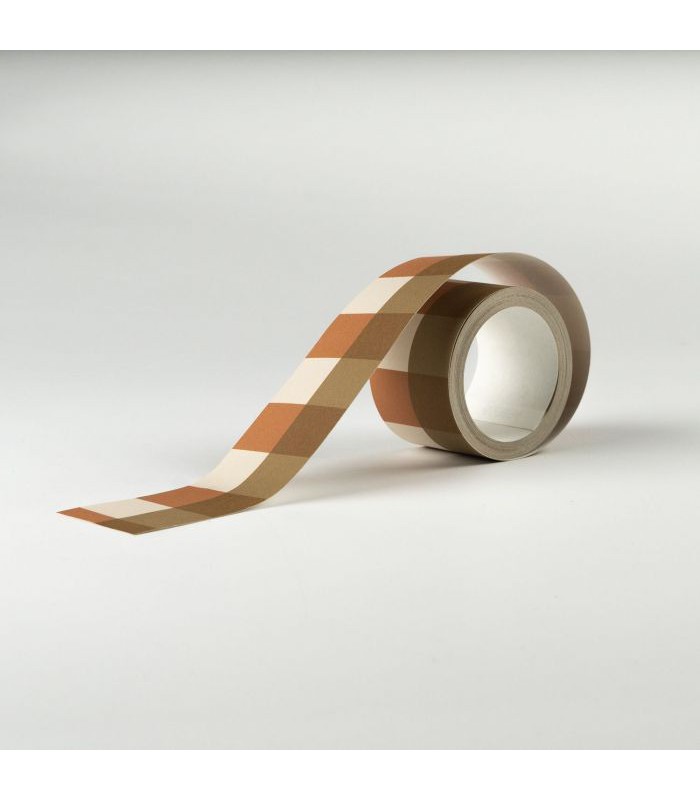 Frise LA CHARMANTE - Terre De Sienne / Tabac - Collection SOLIFLORE - CASADECO - Réf. SOLI200373412