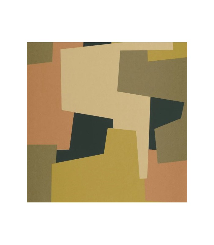 Papier Peint GRAPHIC GAME KAKI - Collection COLOR GAME - CASADECO - Réf. GAME200607337