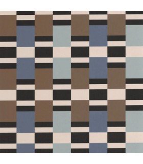 Papier Peint CHESS GAME MARRON / BLEU - Collection COLOR GAME - CASADECO - Réf. GAME200622626