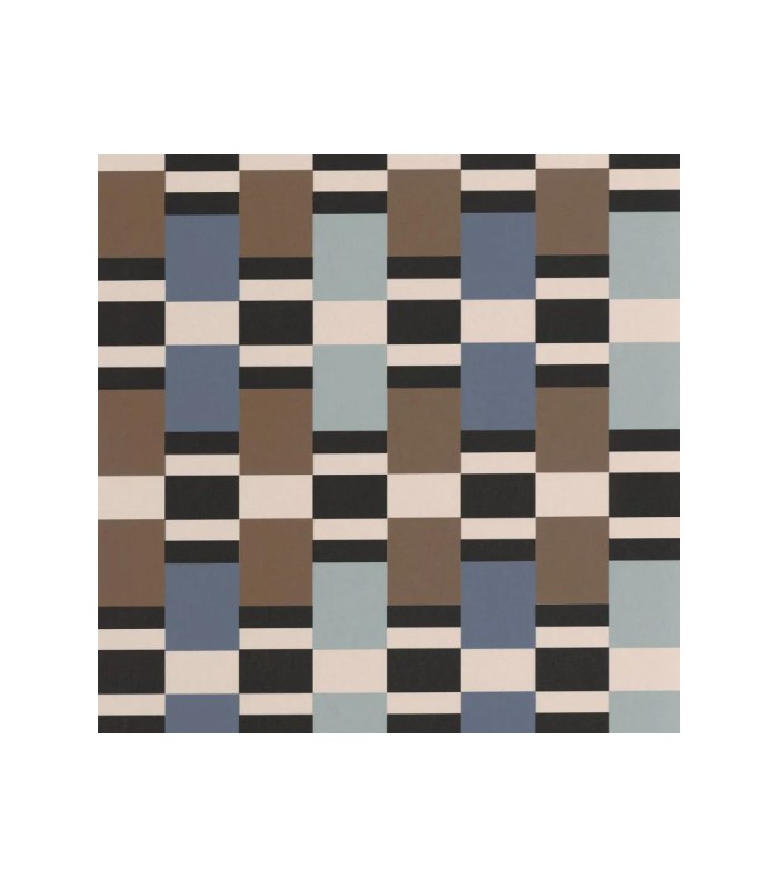 Papier Peint CHESS GAME MARRON / BLEU - Collection COLOR GAME - CASADECO - Réf. GAME200622626