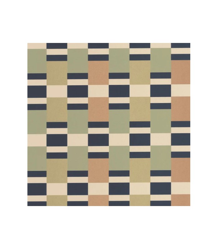 Papier Peint CHESS GAME VERT / OCRE - Collection COLOR GAME - CASADECO - Réf. GAME200627202