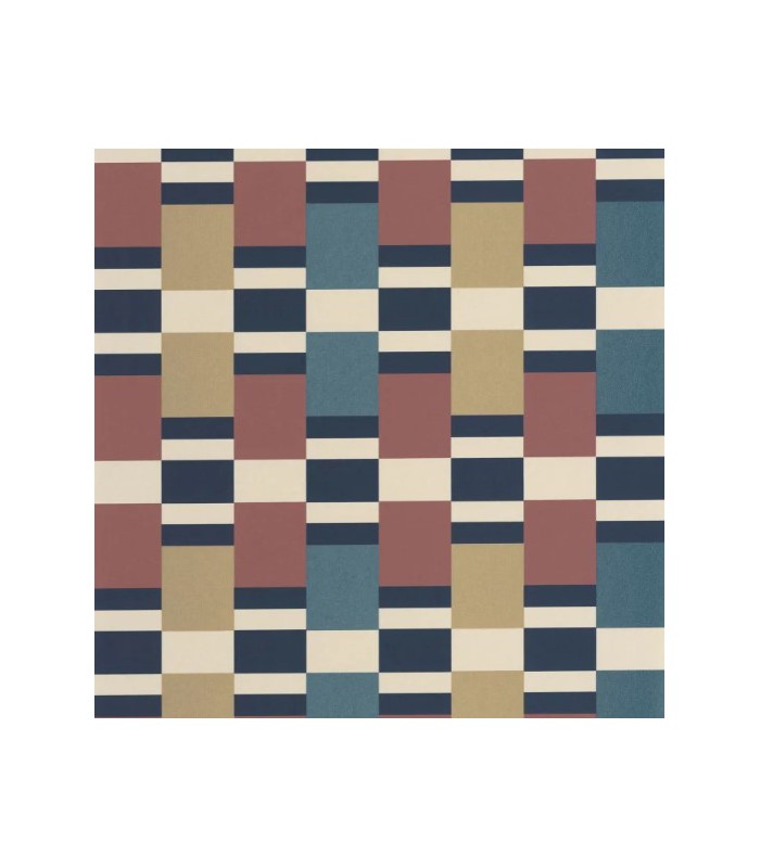 Papier Peint CHESS GAME BORDEAUX / BLEU - Collection COLOR GAME - CASADECO - Réf. GAME200628668