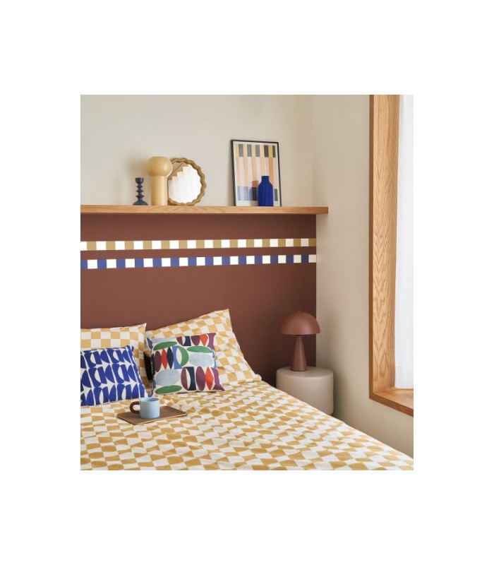 Papier Peint LA RYTHMIQUE JAUNE OCRE - Collection COLOR GAME - CASADECO - Réf. GAME200432587