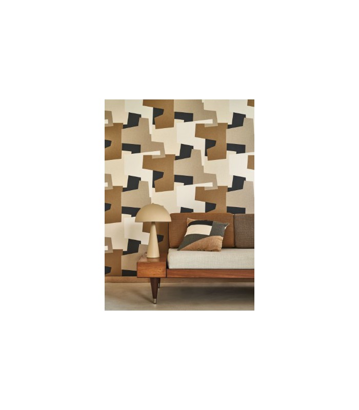 Papier Peint GRAPHIC GAME NATUREL - Collection COLOR GAME - CASADECO - Réf. GAME200602992