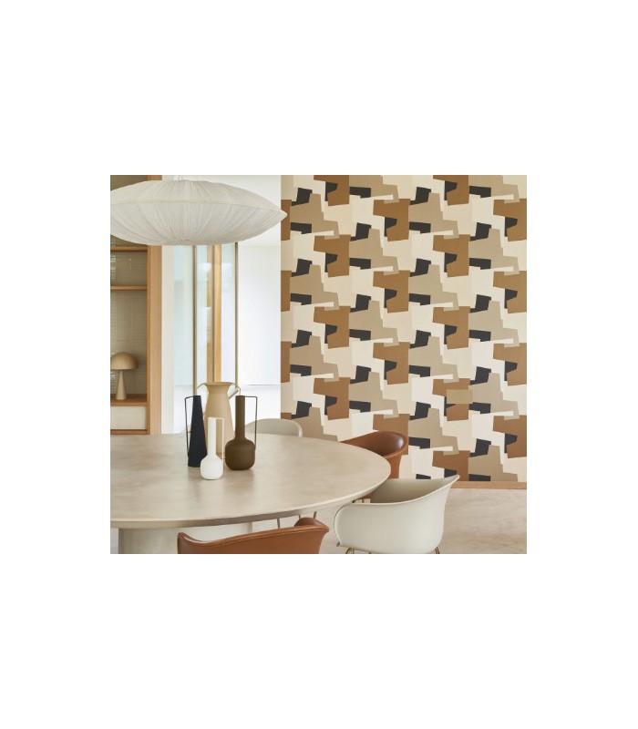 Papier Peint GRAPHIC GAME NATUREL - Collection COLOR GAME - CASADECO - Réf. GAME200602992