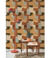 Papier Peint GRAPHIC GAME TERRE DE SIENNE - Collection COLOR GAME - CASADECO - Réf. GAME200603223