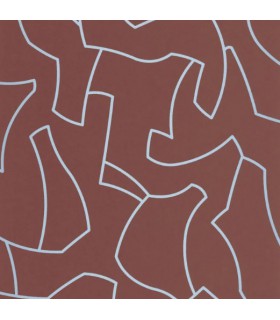 Papier Peint MAZE GAME BORDEAUX - Collection COLOR GAME - CASADECO - Réf. GAME200618606