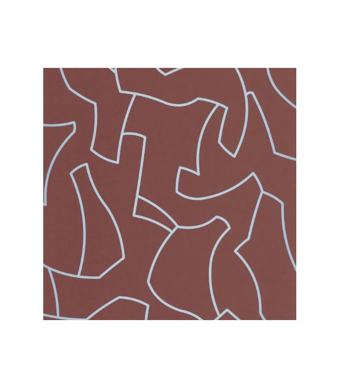 Papier Peint MAZE GAME BORDEAUX - Collection COLOR GAME - CASADECO - Réf. GAME200618606