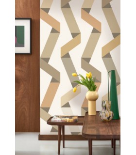 Papier Peint RIBBON GAME BEIGE - Collection COLOR GAME - CASADECO - Réf. GAME200641515