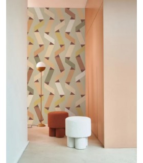 Papier Peint RIBBON GAME TERRACOTTA - Collection COLOR GAME - CASADECO - Réf. GAME200643663