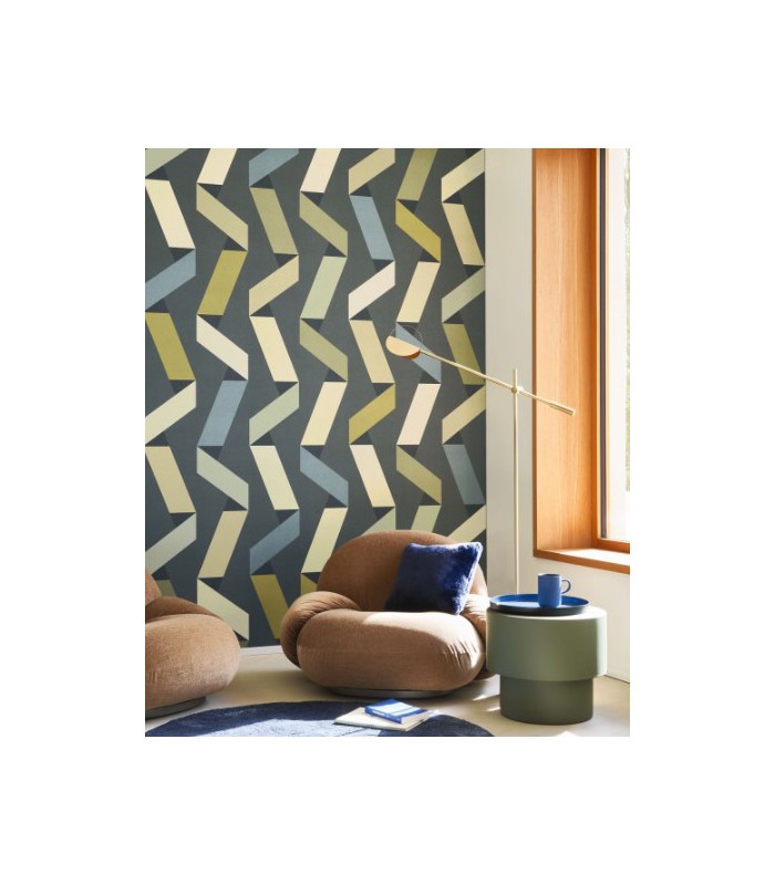 Papier Peint RIBBON GAME BLEU - Collection COLOR GAME - CASADECO - Réf. GAME200646767