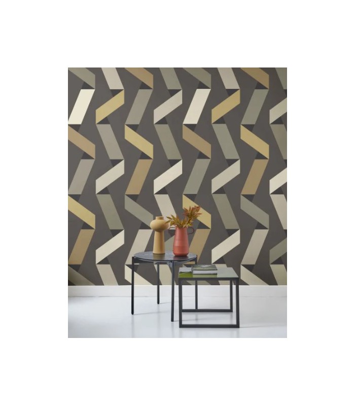 Papier Peint RIBBON GAME NOIR - Collection COLOR GAME - CASADECO - Réf. GAME200649808