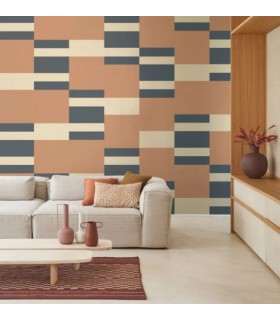 Papier Peint MIX GAME TERRACOTTA - Collection COLOR GAME - CASADECO - Réf. GAME200663333