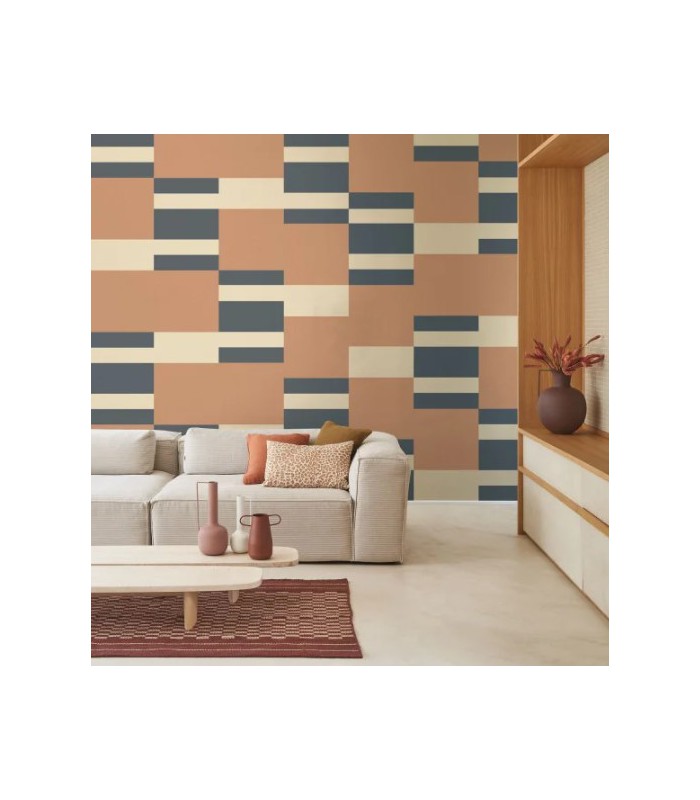 Papier Peint MIX GAME TERRACOTTA - Collection COLOR GAME - CASADECO - Réf. GAME200663333