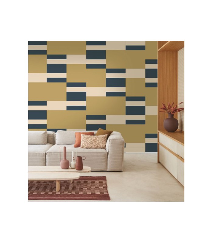 Papier Peint MIX GAME OLIVE - Collection COLOR GAME - CASADECO - Réf. GAME200667447