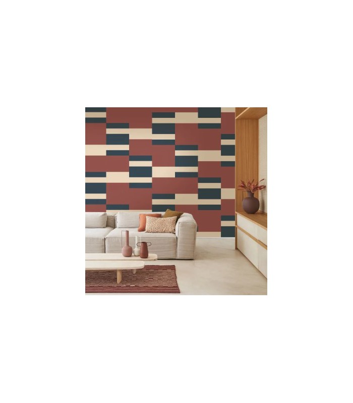 Papier Peint MIX GAME BORDEAUX - Collection COLOR GAME - CASADECO - Réf. GAME200668888