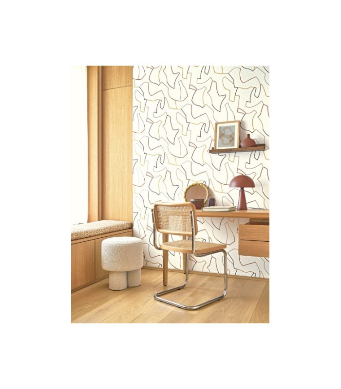 Papier Peint MAZE GAME OCRE - Collection COLOR GAME - CASADECO - Réf. GAME200611212