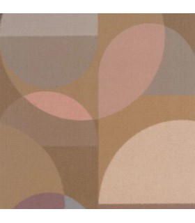 Papier Peint ABBY COGNAC - Collection CARNABY STREET  - CASADECO - Réf. CARN200499647