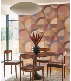 Papier Peint ABBY COGNAC - Collection CARNABY STREET  - CASADECO - Réf. CARN200499647