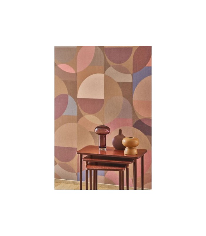 Papier Peint ABBY COGNAC - Collection CARNABY STREET  - CASADECO - Réf. CARN200499647