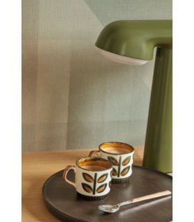 Papier Peint EDWARD VERT AMANDE - Collection CARNABY STREET  - CASADECO - Réf. CARN200507122