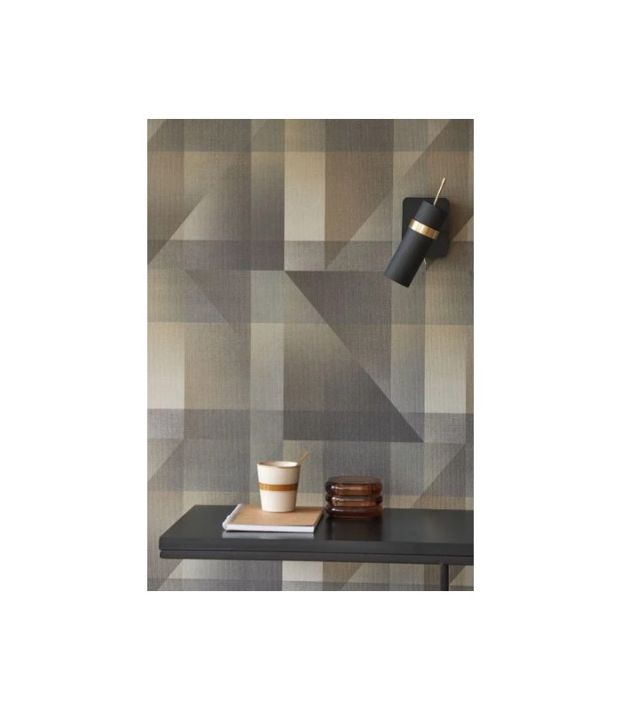 Papier Peint EDWARD NOIR FUSAIN - Collection CARNABY STREET  - CASADECO - Réf. CARN200509523