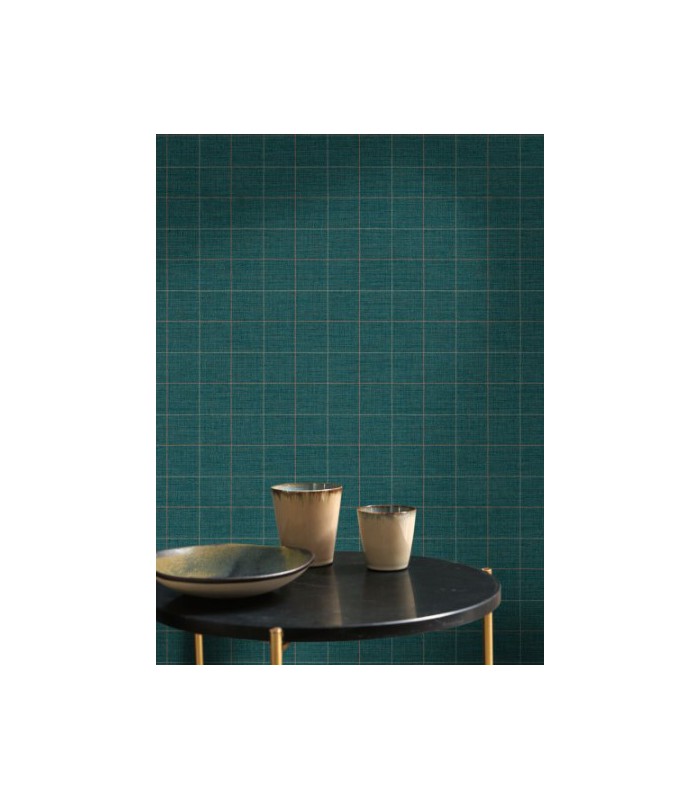 Papier Peint LIAM EMERAUDE - Collection CARNABY STREET  - CASADECO - Réf. CARN200518820