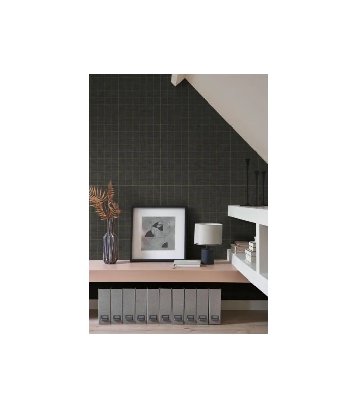 Papier Peint LIAM ANTHRACITE - Collection CARNABY STREET  - CASADECO - Réf. CARN200519234