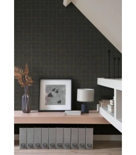 Papier Peint LIAM NOIR FUSAIN - Collection CARNABY STREET  - CASADECO - Réf. CARN200519987