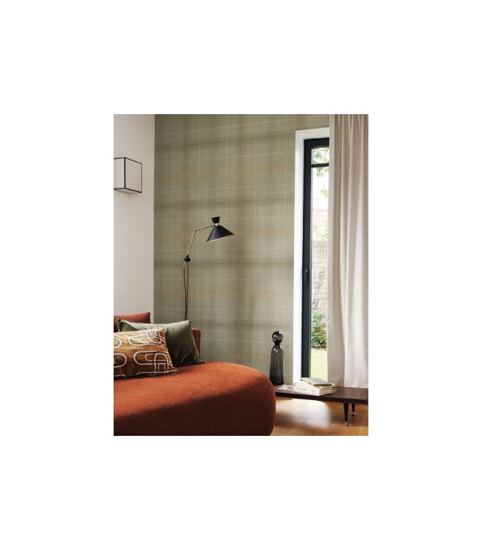 Papier Peint ARCHIE KAKI - Collection CARNABY STREET  - CASADECO - Réf. CARN200522920