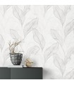 Papier peint vinyle expansé sur intissé Calla gris Erismann 10282-31