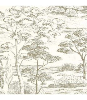 Papier Peint LITTORAL ARGILE - Collection SENTIERS DES DUNES - CASADECO - Réf. SENT200936400